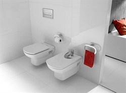 Биде подвесное Roca Dama Senso 357515000 с крышкой - фото 64727