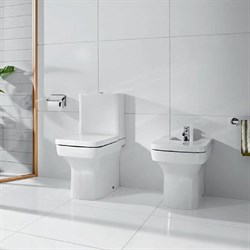 Биде напольное Roca Dama-N 357784000 с крышкой - фото 64745