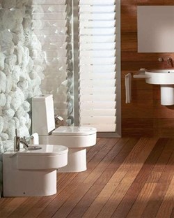 Биде напольное Roca Happening 357564000 с крышкой - фото 64755