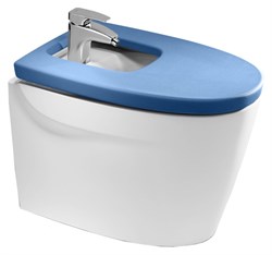 Биде напольное Roca Khroma 357657000 с крышкой - фото 64764