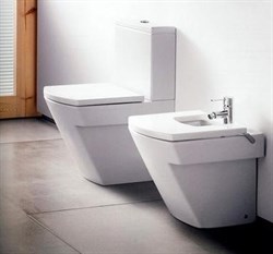 Биде напольное Roca Hall 357624000 с крышкой - фото 64777