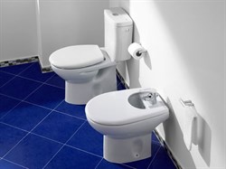 Биде напольное Roca Victoria 357390000 с крышкой - фото 64811