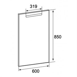Зеркало Roca Gap 60 с подсветкой - фото 64887