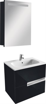 Зеркало-шкаф Roca Victoria Nord Black Edition 60 R - фото 64893