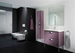 Шкаф-пенал Roca Gap фиолетовый R - фото 65122