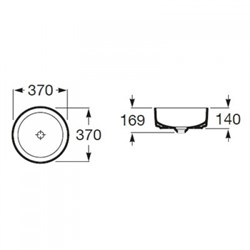 Раковина Roca Inspira A327523000 - фото 66095