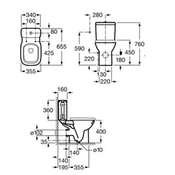 Унитаз-компакт Roca Debba 34299700Y - фото 66504