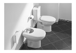 Унитаз-компакт Roca Victoria с косым выпуском 34239U000 - фото 66622