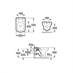 Унитаз подвесной Roca Dama Senso 346517000 - фото 66696