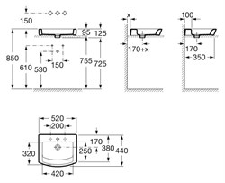 Раковина Roca Hall 327882000 52 см - фото 66956