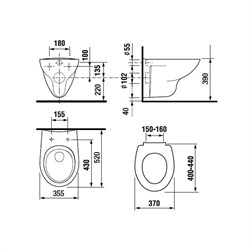 Унитаз подвесной Roca MATEO 346200000 - фото 67173