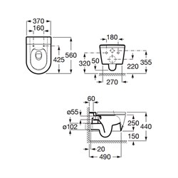 Унитаз подвесной Roca Inspira Round 346527000 - фото 67190