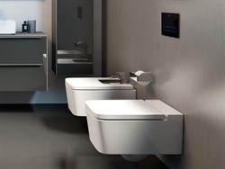 Унитаз подвесной Roca Inspira Square, 346537000 безободковый - фото 67279