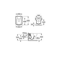 Унитаз подвесной Roca Hall 346627000 - фото 67285