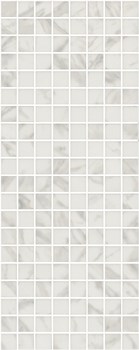 MM7203 Декор Алькала белый мозаичный 20х50 - фото 68015