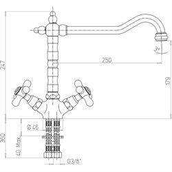 Paini Monaco 08CR570BLMKM - фото 69893