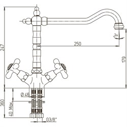 Paini Liberty  17F3570BKM - фото 69963