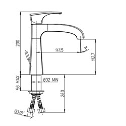 Смеситель Paini Lady 89PA205L для раковины - фото 71103