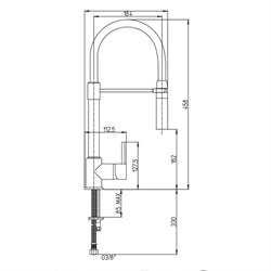 Смеситель для кухни Paini Cox 78CR557YOSPE - фото 71257