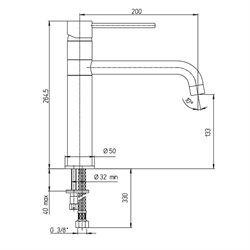 Смеситель Paini Cox 78CR579  для кухни - фото 71260