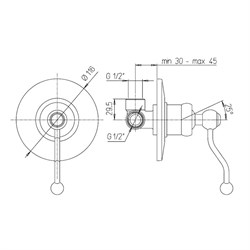 Paini Duomo 88F3690 для душа - фото 71422