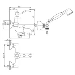 Paini Duomo 88OR105 для ванны - фото 71434