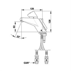 Порционный смеситель Presto 2020 S  20501 - фото 71830