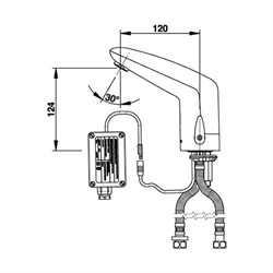 Бесконтактный смеситель Presto Volta 55211 - фото 71871