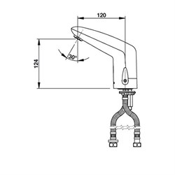 Бесконтактный смеситель Presto Volta 55216 - фото 71875