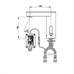 Бесконтактный смеситель Presto So'o 56214 - фото 71882
