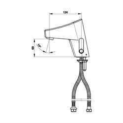 Порционный смеситель Presto Touch 56602 - фото 71886