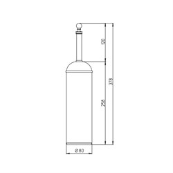 Ершик для унитаза Paini Duomo 88CR061 - фото 72021
