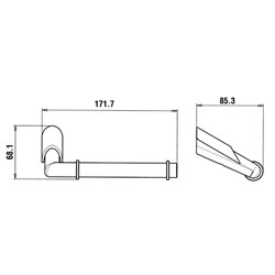 Держатель для туалетной бумаги Paini Morgana 73CR051 - фото 72295