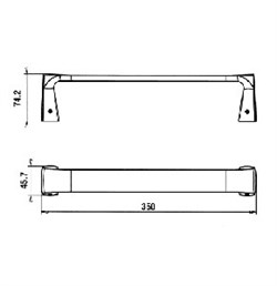 Держатель для полотенец Paini Lady 89CR001 - фото 72307