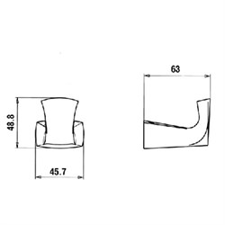 Крючок для халата Paini Lady 89CR011 - фото 72309