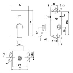 Jacuzzi Shadow 0GI00400JA00 - фото 72673