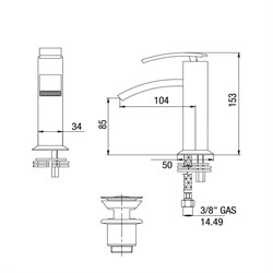 Jacuzzi Glint 0IQ00088JA01 - фото 72698