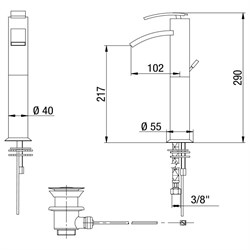 Jacuzzi Ray 0IO00488JA00 - фото 72851