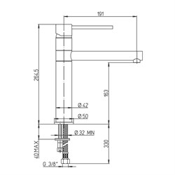 Смеситель для кухни Paini Cox 78CR583KM - фото 73631