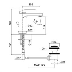 Jacuzzi ALBA 0LB00088JA00 - фото 74510