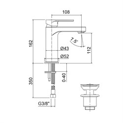 Jacuzzi ALBA 0LB00088JA01 - фото 74518