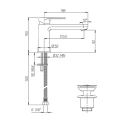 Jacuzzi ALBA 0LB00288JA01 - фото 74536