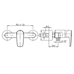 Jacuzzi ALBA 0LB00028JA00 - фото 74650