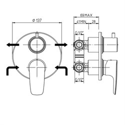 Jacuzzi ALBA 0LB00400JA00 - фото 74662