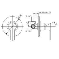 Jacuzzi EOLO 0E000410JA00 - фото 74770