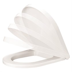 Набор Sanitana подвесной CORAL: чаша BTW + крышка с механизмом (микролифт) - фото 75017