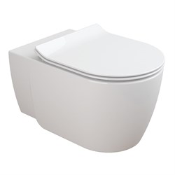 Набор Sanitana подвесной CORAL: чаша BTW + крышка slim с механизмом (микролифт) - фото 75021