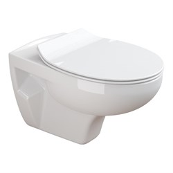 Набор Sanitana подвесной MUNIQUE: чаша + крышка slim - фото 75218