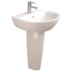 Раковина подвесная 62 Sanitana KAPA / POP ART с пьедесталом - фото 75316