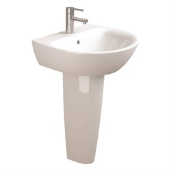 Раковина подвесная 57 Sanitana KAPA / POP ART с пьедесталом - фото 75324